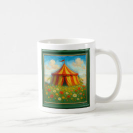 Whimsical Circus Tent Mug Kaffemugg