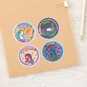 Whimsical Classroom Rewards Sticker Lakan Klistermärken