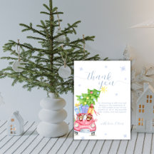 Whimsical Cold Outside Reindeer Bear Baby Shower 