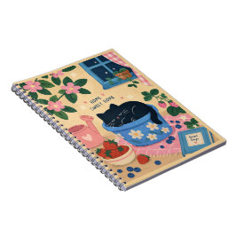 Whimsical Cottage Core-inspirerad anteckningsbok