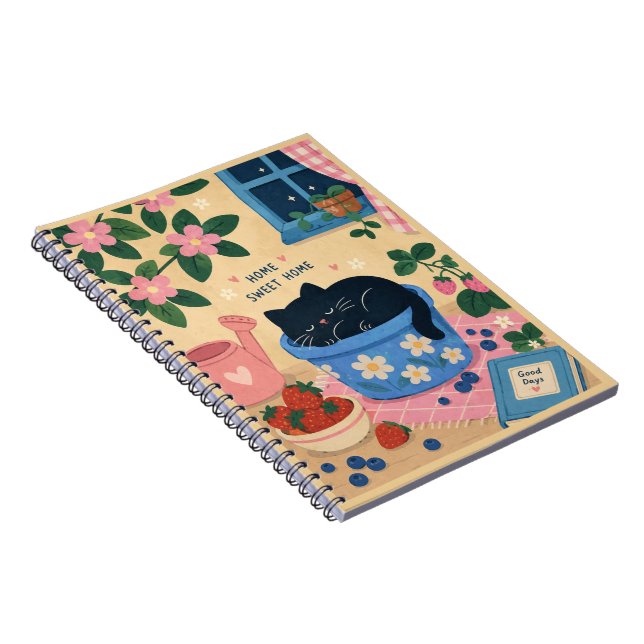 Whimsical Cottage Core-inspirerad anteckningsbok (Högra Sidan)