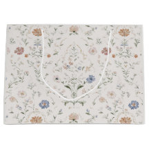 Whimsical Cottagecore Beige Vattenfärg Blommig