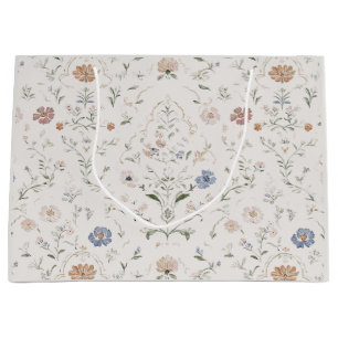 Whimsical Cottagecore Beige Vattenfärg Blommig