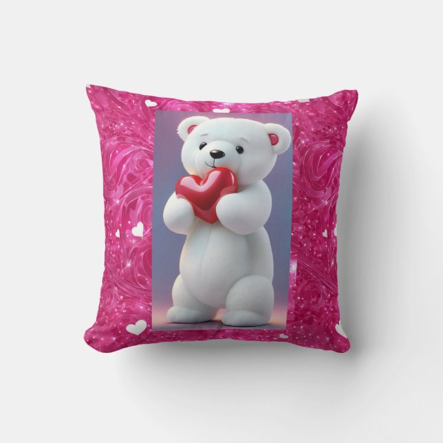 "Whimsical Cuddle Assion Pillow" Kudde (Framsida)