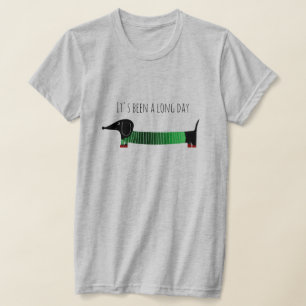 Whimsical Dachshund Lång Dag T Shirt