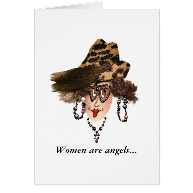 Whimsical Dam Angel Card OBS Kort (Framsidan)