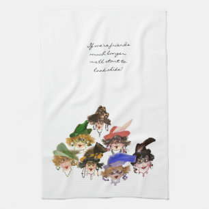 Whimsical Dam Kitchen Towel Kökshandduk