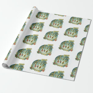 Whimsical Dancing Elves Presentpapper