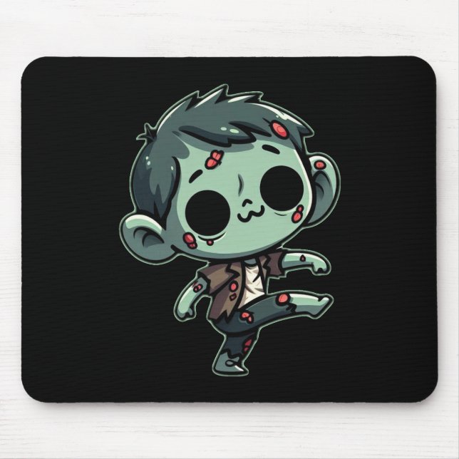Whimsical Dancing Zombie - Halloween Odöda Musmatta (Framsidan)