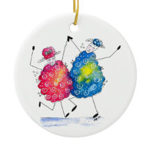 Whimsical Dansande Får