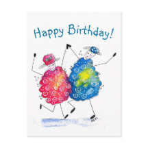 Whimsical Dansande Får