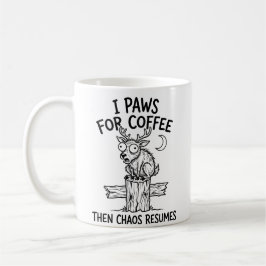 Whimsical Deer Klassisk Kaffe Mugg