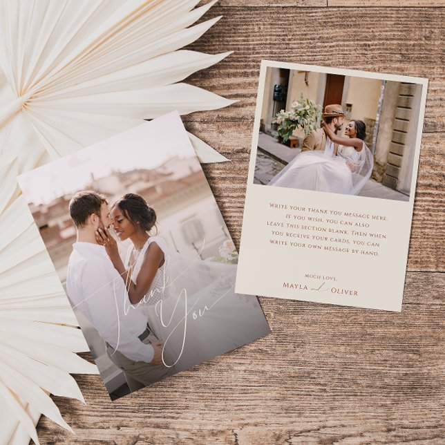 Whimsical Desert | Beige Flat Photo Tack Kort (Skapare uppladdad)