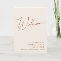 Whimsical Desert | Beige Foldad Bröllop