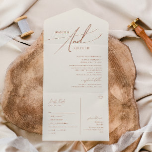 Whimsical Desert Beige Seal and Send