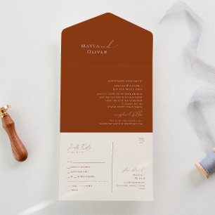 Whimsical Desert   Terracotta Seal and Send