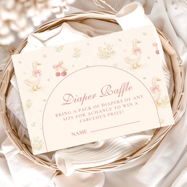 Whimsical Dinosaur Diapper Raffle Tilläggskort (Skapare uppladdad)