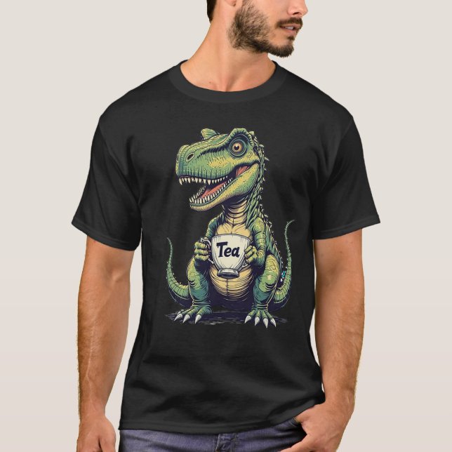 Whimsical Dinosaur Graphic Tee (Framsida)