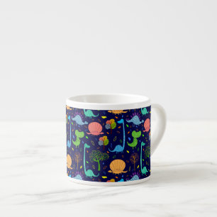 Whimsical Dinosaurs Kid-Storleka Mugg Espressomugg