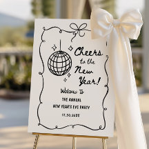 Whimsical Disco Ball New Year's Eve Party