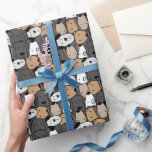 Whimsical Dogs Wonderland Presentpapper<br><div class="desc">Ge en leende med "Whimsical Dogs Wonderland" presentpapper! Denna design visar staplade klotterhundar i roliga,  upp och ner-vända poser,  vilket ger en lekfull touch till vilken present som helst. Perfekt för hundälskare!</div>