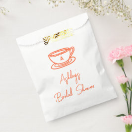 Whimsical Doodle Bröllopsdusch Te