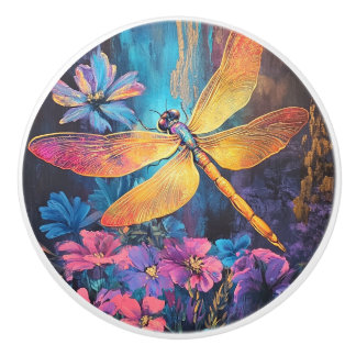 Whimsical Dragon Fly Garden Glow Knopp