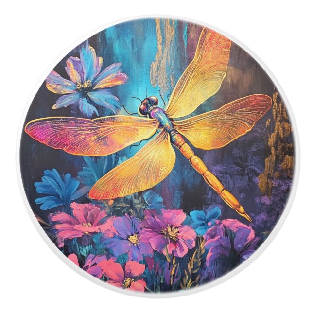 Whimsical Dragon Fly Garden Glow  Knopp (Framsidan)