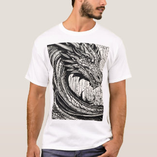 "Whimsical Dragon Watercolor T-Shirt" T Shirt