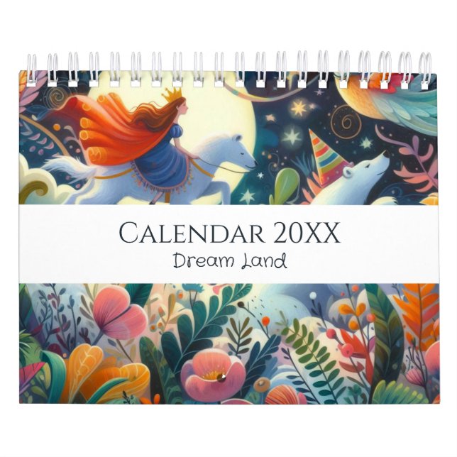 Whimsical Dream Land Kalender (Omslag)