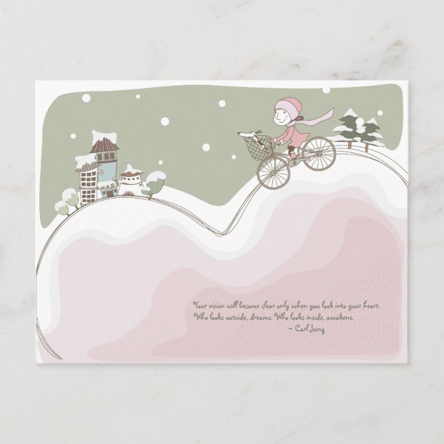 Whimsical Dreamscape 2 vykort (Framsida)