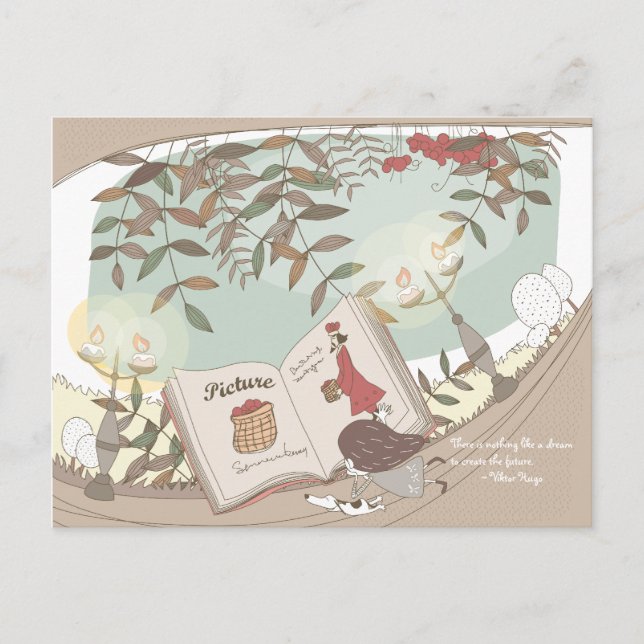 Whimsical Dreamscape 9 vykort (Framsida)