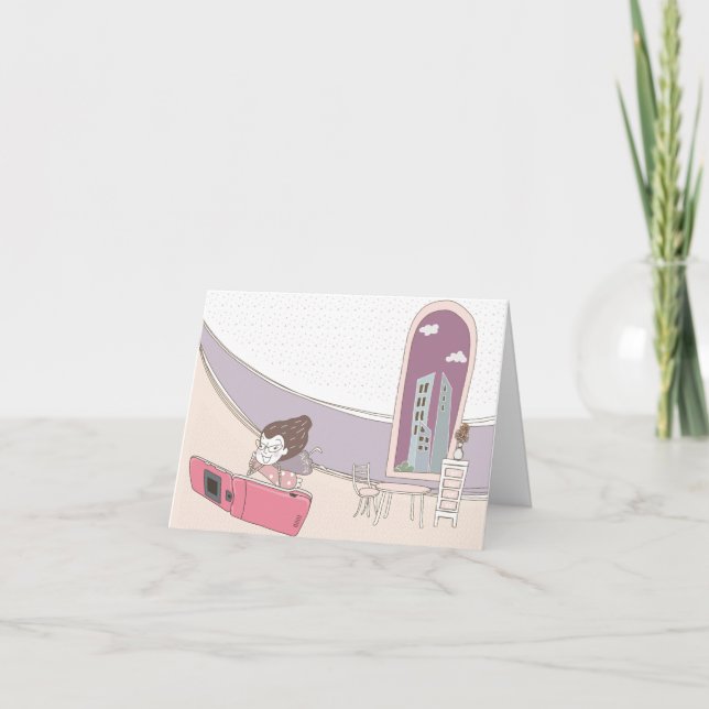 Whimsical Dreamscapes Quote 6-hälsningskort Kort (Framsida)