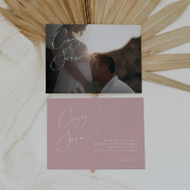 Whimsical Dusty Ro Gravid Meddelande