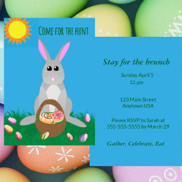 Whimsical Easter Brunch  Inbjudningar