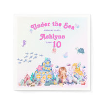 Whimsical Elegant Söt Under Havet Havsfröken