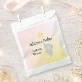 Whimsical Elephant Welcome Baby