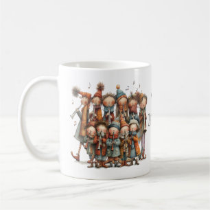 Whimsical Eleven Pipers Piping Jul 11oz Kaffemugg