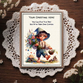 Whimsical Everyday Sentiment Storybook Art   Vykort