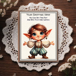 Whimsical Everyday Sentiment Storybook Art   Vykort