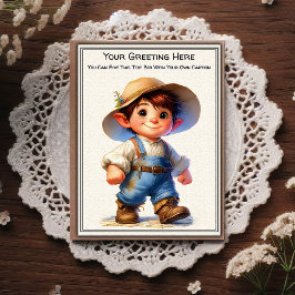 Whimsical Everyday Sentiment Storybook Art   Vykort