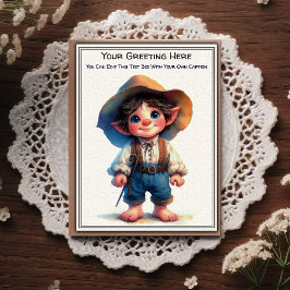 Whimsical Everyday Sentiment Storybook Art   Vykort