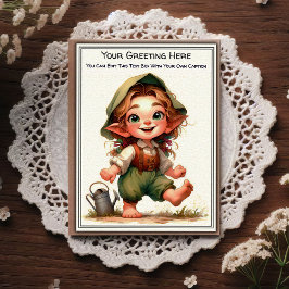 Whimsical Everyday Sentiment Storybook Art   Vykort