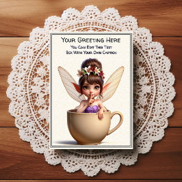 Whimsical Everyday Sentiment Storybook Fairy Vykort