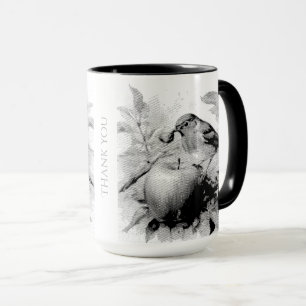 Whimsical Fågel & Äppel Delight Mugg