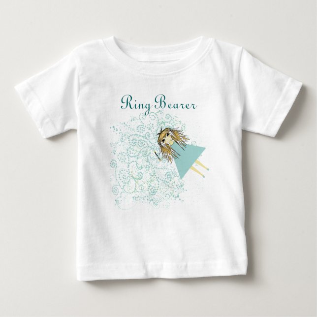 Whimsical Fairy Bröllopsfest T-kryp Tee Shirt (Framsida)