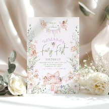 Whimsical Fairy First Birthday Enchanted forest
