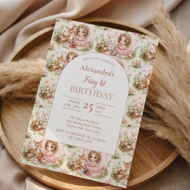 Whimsical Fairy First Birthday Inbjudningar