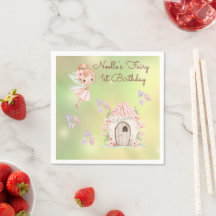 Whimsical Fairy Första Födelsedag 