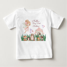 Whimsical Fairy Första Födelsedags Hedrad Gäst T Shirt